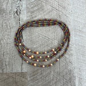 Dales Jewelry multicolored bead and pearl necklace